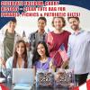 Tioncy 24 Pcs 250 Anniversary USA Party Supplies America Clear Gift Bags with Handle Plastic Goodie Treat Candy Tote Bags 4th of July Themed Wrapping Supplies for Travel Shopping, 8 x 8 x 3.15'' view 4
