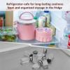 3ml Vial Inserts with Food Jar, Holds Up to 27 Vials, Portable Peptide Container with Soft Vial Insert, Ideal for Diabetic Medication, Fridge & Travel Organization, Pink (Vials Not Included) view 4