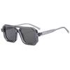 SightPerk Retro Big Rectangle Double Beam Sunglasses For Men Women Tinted Lens UV Protection Outdoor Reading Glasses (Gray & Gray, 1.5, x) view 1