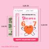 Valentines Day Money Holder for Cash Personalized with Names | Love for You | Funny Money Card Holder for Valentines Day, Custom Cash Holder Gift for Girlfriend or Boyfriend view 3