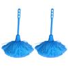Abaodam 2pcs Blue Static Electricity Fiber Dusters Household Car Cleaning Tools Non-extendable Handheld Dust Removal Supplies for Home and Vehicle view 1