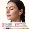 Adjustable Ear Plugs - 3 Noise Cancelling Modes for Concerts, Work, Travel & More, Reusable Hearing Protection with 4 Sizes (XS/S/M/L), Comfortable Ear Plugs for Noise Reduction, Purple Silver view 2