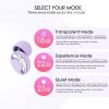 Adjustable Ear Plugs - 3 Noise Cancelling Modes for Concerts, Work, Travel & More, Reusable Hearing Protection with 4 Sizes (XS/S/M/L), Comfortable Ear Plugs for Noise Reduction, Purple Silver view 3