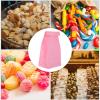 Kichvoe 50pcs Pink Polka Dot Paper Treat Bags Small Kraft Paper Candy Pouches 9x6x18cm Party Favor Wrap Bags for Candy, Cookies, and Popcorn Packaging view 4