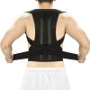 GHAKKE Plus Size XS-5XL Posture Corrector Women Men Back Brace For Upper And Lower Back Pain Relief, Adjustable Scoliosis Hunchback Correction Belt Decompression Neck Shoulders(Black,5X-Large) view 2