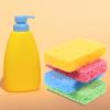 Yardwe 8pcs Natural Compressed Wood Fiber Cooking Dish Sponge Scrubber Set, Reusable Multi-Color Dish Cleaning Pads 11x7x2.2cm for Pots, Plates, and Household Cleaning view 4