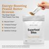 For Wellness Superfood Bites Energy: Peanut Butter Brownie | Healthy Snacks for Adults and Kids | Organic, Healthy Snack for Energy and Brain Food | 20 Count view 2