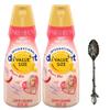 Non-Dairy Liquid Coffee Creamer 32 fl oz (Pack of 2) Bottles of Creamy Smooth Coffee Creamer with Candy Freezer Gem Spoon (Hilton Paris Sweet and Spicy) Gem Spoon view 1