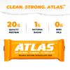 Atlas Real Food Protein Bar 20g Protein, 10g Fiber, 1g Sugar, No Seed Oils, No Artificial Sweeteners (Variety, 4 Count) view 2