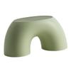 TINEASUR Non-Slip Small Round Step Stool Green, Comfortable Low Footstool and Home Use, Annular Anti-Slip Design Bathroom Seating view 1