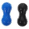 minkissy 2pcs Foot Massage Peanut Balls Spikes for Muscle Relaxation, Black Blue, Acupressure Therapy Tool for Plantar Fasciitis and Deep Tissue Fitness Rehabilitation view 1