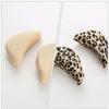 BEBEMOKO 6 Pairs Shoe Head Cushion and Shoe Inserts Pads, Thickened Round Toe Foam Insoles, Black Beige Leopard Print, Forefoot Relief for High Heels and Daily Foot Comfort view 4