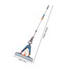 SUPVOX Dual Use Floor Cleaning Mop with Super Absorbent Sponge, Foldable Wet and Dry Handheld Dust Mop for Home, Blue 34cm with Double-Head Design view 2