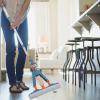 SUPVOX Dual Use Floor Cleaning Mop with Super Absorbent Sponge, Foldable Wet and Dry Handheld Dust Mop for Home, Blue 34cm with Double-Head Design view 4