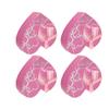Abaodam Heart Shaped Chocolate Boxes 4pcs Small Pink Paper Candy Storage Containers 10-compartment Valentines Mothers Day Treat Boxes view 1