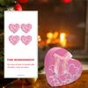 Abaodam Heart Shaped Chocolate Boxes 4pcs Small Pink Paper Candy Storage Containers 10-compartment Valentines Mothers Day Treat Boxes view 2