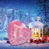 Abaodam Heart Shaped Chocolate Boxes 4pcs Small Pink Paper Candy Storage Containers 10-compartment Valentines Mothers Day Treat Boxes view 3