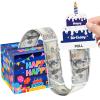 Adecortalk Blue Birthday Money Box for Cash Gift Pull Surprise Money Gift Boxes for Money Holder Box for Kids Girls Women Adults Birthday Party Decorations- Fun Ways to Give Cash as A Gifts view 1