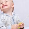 BEBEMOKO s Toothbrush Extra Soft Bristles Manual Tooth Brush for 2-5 Years Old Yellow Teeth Brush view 3