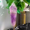 104g Natural Amethyst Crystal Sceptre Point with Stand Spiritual Healing, Energy Cleansing & Mystical Decor for Meditation & Rituals view 2