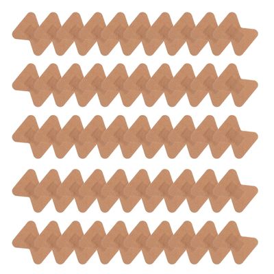 ARTSEWPLY 50pcs Breathable Butterfly Adhesive Bandages for Fingertip and Knuckle, Flexible Fabric Elastic Small Wound Protectors for Injuries and Scrapes Care