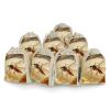 ERSTSNCK 8Pcs Amber Mosquito Fossil Drawstring Bags Small Burlap Gift Bags Jewelry Pouches for Storage Wedding Party Favor view 1