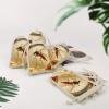 ERSTSNCK 8Pcs Amber Mosquito Fossil Drawstring Bags Small Burlap Gift Bags Jewelry Pouches for Storage Wedding Party Favor view 4