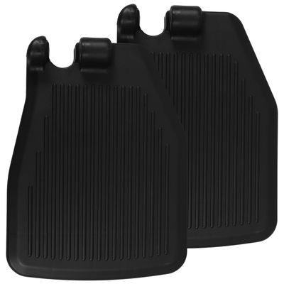 UPKOCH Wheelchair Footplates 1 Pair Heavy Duty Plastic Foot Rest Replacement Pedals Black for Patient Mobility and Daily Living Aids
