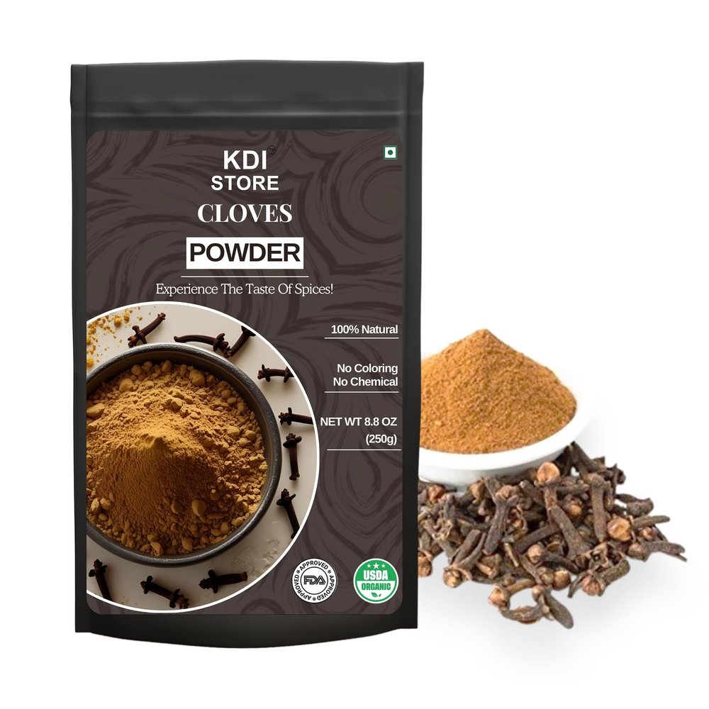 KDI Natural Clove Powder 100g | Laung Powder for Immunity, Digestion & Herbal Remedies