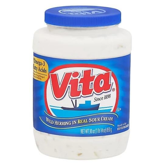 Vita Herring Sour Cream Sce - 30 Oz