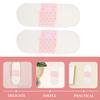Artibetter Reusable Cotton Sanitary Pads 2pcs Washable Fabric Menstrual Pads Soft Breathable 21cm Waterproof Heavy Flow for Women view 3