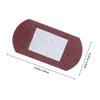 minkissy Breathable Fabric Round Fingertip Bandages 50pcs Coffee Color 38x19mm Elastic Adhesive Circle Pads for Finger and Knuckle Wound Protection First Aid view 2