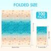 100Pcs Coastal Beach Paper Napkins Disposable Tropical Ocean Napkins Crab Seashell Starfish Guest Napkins for Bathroom Beach Wedding Dinner Baby Shower Birthday Summer Pool Party Supplies view 2
