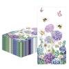 100Pcs Hydrangea Napkins Disposable Floral Butterfly Napkins 2-Ply Absorbent Spring Floral Napkins Guest Dinner Napkins for Bridal Shower Bathroom Baby Shower Wedding Garden Party Birthday Decorations view 1