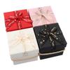 MAGICLULU 4pcs Christmas Candy Boxes Wrapping Packaging Boxes Square Hard Cover Xmas Festival Packing for Holiday Candy Storage and Presentation Random Color view 1