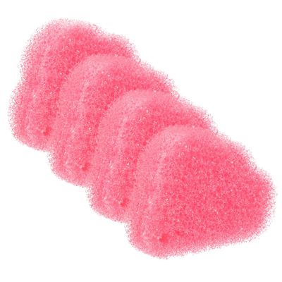 ZUNOXAZ 4pcs Set Temperature-Sensitive Household Cleaning Sponges Soft Absorbent Pool and Bathroom Scrubbers for Multi-Surface Use Random Color