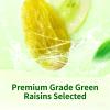 Seedless Green Raisins 100g - Soft Dried Fruit Snack, No Sugar Added, Ready-to-Eat For Baking, Oatmeal & Yogurt view 2