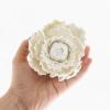 Cake Flowers 2 Count Gumpaste Flower for Cakes - White Peony Decoration for Cakes - Handmade - by Global Sugar Art and Chef Alan Tetreault view 1