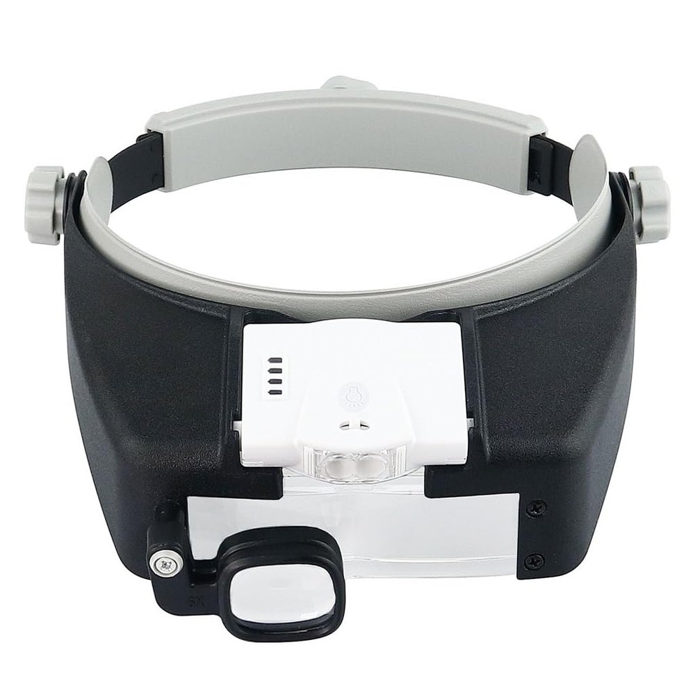 Mounted Magnifying Glass Touch Switch LED Light Maintenance Reading