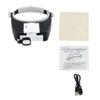 Mounted Magnifying Glass Touch Switch LED Light Maintenance Reading view 4