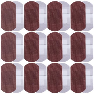 PartyKindom Breathable Fabric Fingertip Bandages 50pcs, Sheer Round Waterproof Adhesive Small Bandages for Finger and Hand Wound Care, Comfortable Elastic Skin Protection for Light Cuts