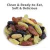 Premium Colorful Seedless Raisins Individually Wrapped - 4 Flavors Mix Healthy Snack No Added Sugar, Gluten-Free & Vegan(9g*80 packs.) view 3