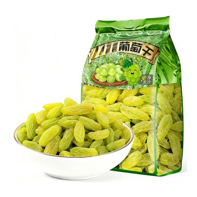 500g Green Raisins - Soft Dried Fruit Snack, Ready-to-Eat, No Wash Needed, Perfect For Baking, Oatmeal & Yogurt Toppings