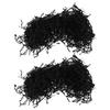 Beaupretty Crinkle Cut Shredded Paper Filler 2 Packs 100g Each Black Raffia Grass Paper Basket Filler Decorative Packaging for Birthday Wedding Boxes view 1