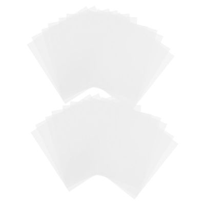 Outanaya Waterproof Cellophane Paper 100 Sheets 20x20cm Candy Wrapping Film for DIY Wraps Bouquet Crafts