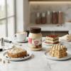 Bueno Creamy Biscuit & Hazelnut Spread - Smooth Chocolate Hazelnut Topping for Toast, Pancakes, Waffles & Desserts - Premium Baking Spread - 12.35 oz Jar view 3