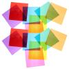 TOYANDONA 84pcs Multi-colored Cellophane Sheets Wraps 10x10cm Craft Paper for DIY Wrapping and Candy Packaging Arts Crafts Supplies view 1