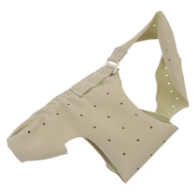 HONMEET Bunion Splint Appliance Leather Valgus Strap Apricot Yellow Size M 35-39 for Women and Men Foot Support Hallux Valgus Relief