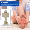 HONMEET Bunion Splint Appliance Leather Valgus Strap Apricot Yellow Size M 35-39 for Women and Men Foot Support Hallux Valgus Relief view 3
