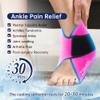 Ankle Ice Pack Wrap for Foot Heel Pain Relief Swelling Reusable Gel Ice Cold Packs Compression for Achilles Tendonitis Plantar Fasciitis Sprained Ankles Swollen Feet Surgery Recovery Heel Spur view 2